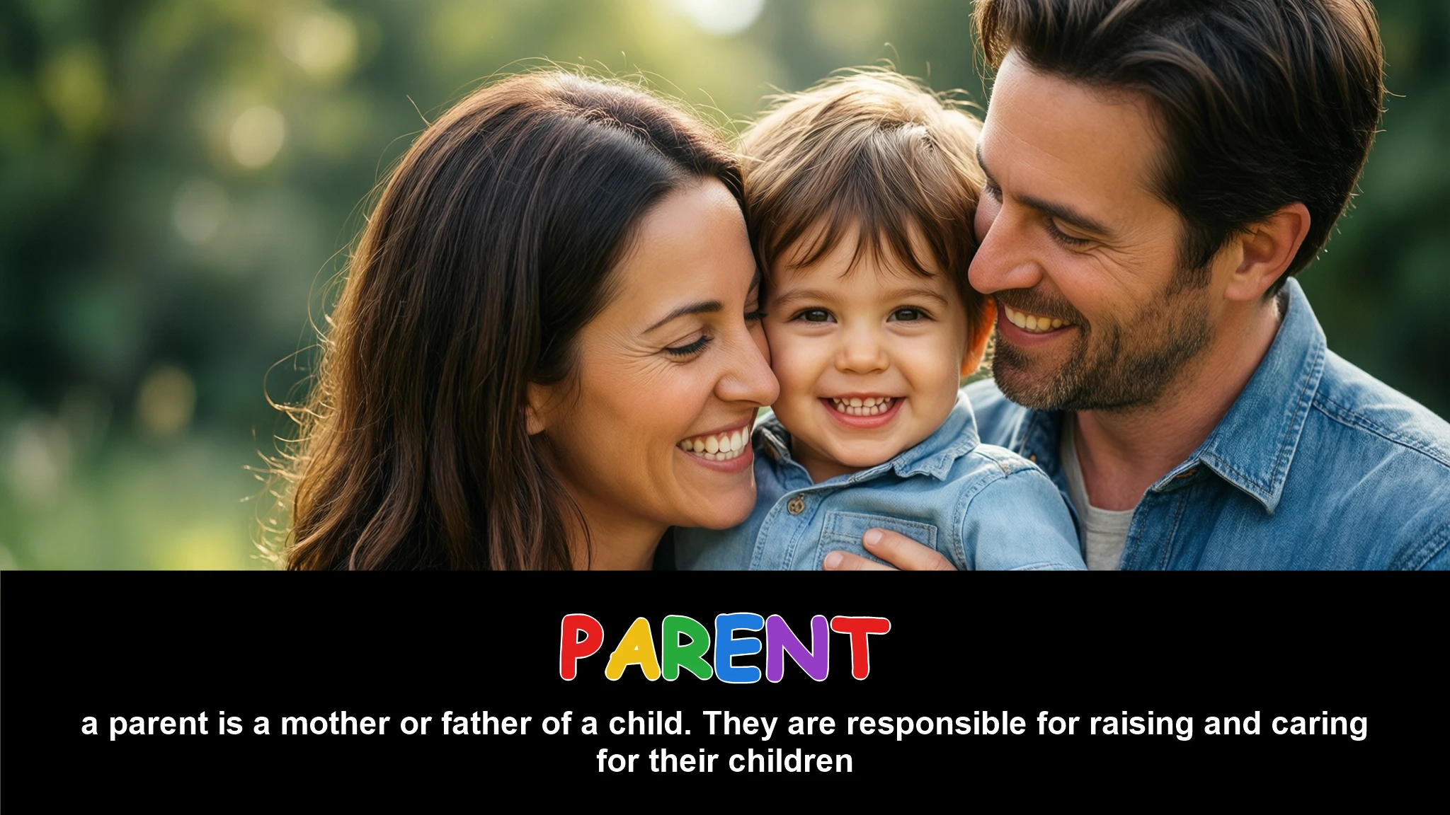 English Illustration for parent